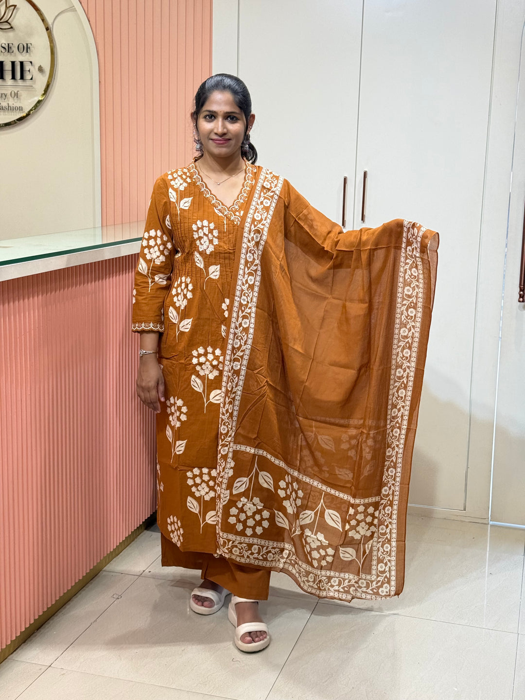 Angrakha Pattern 60-60 Cotton Collection | R185
