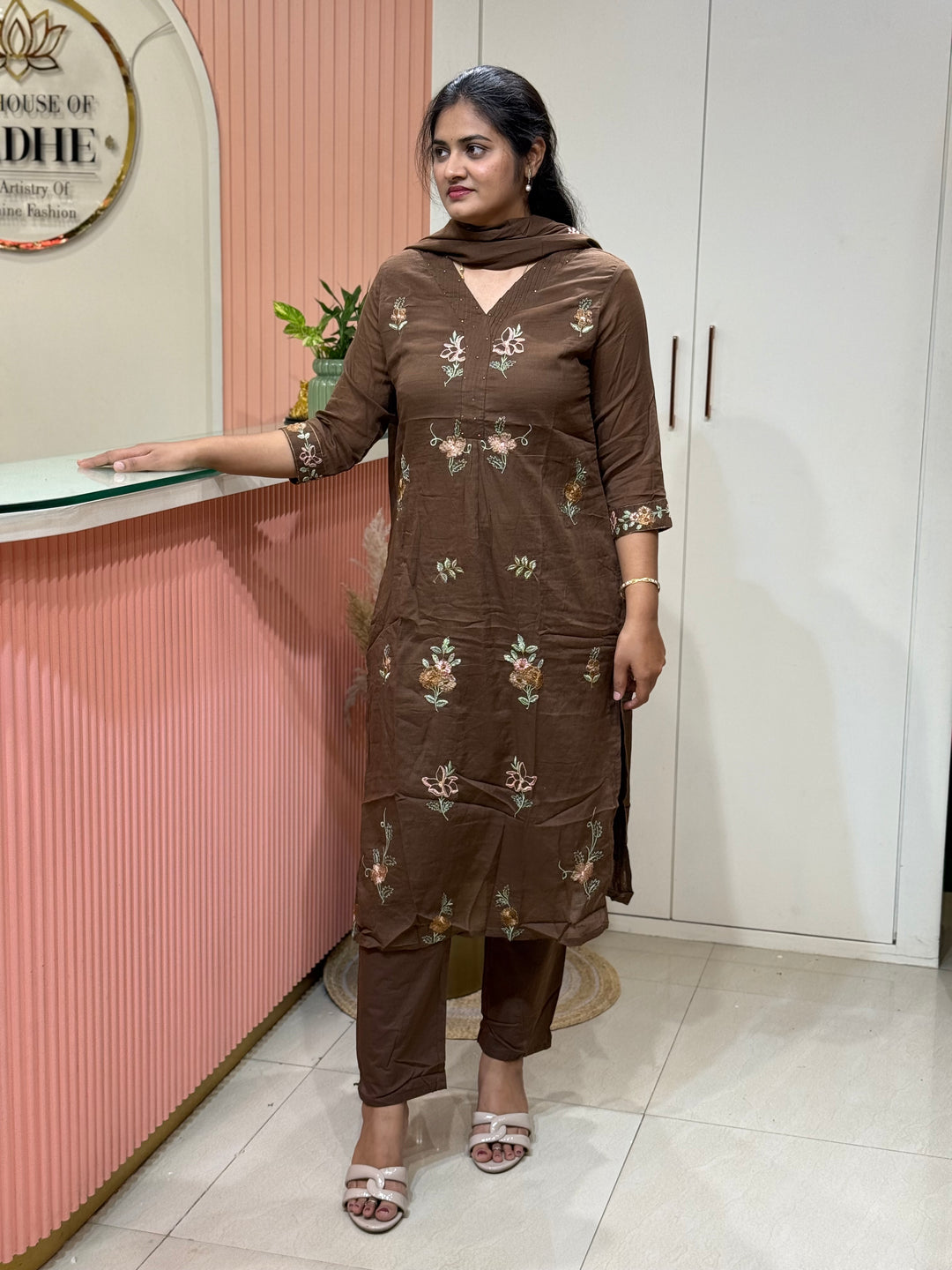 Mul Cotton Collection with Embroidery work (Cotton Lining)| R150