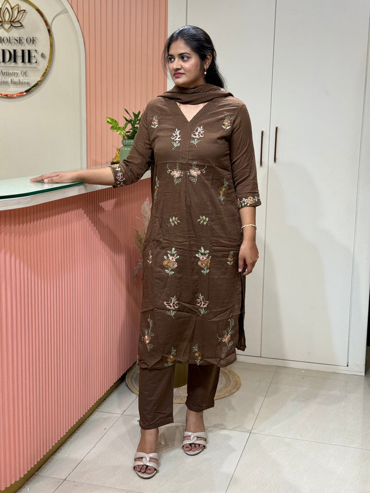 Mul Cotton Collection with Embroidery work (Cotton Lining)| R150