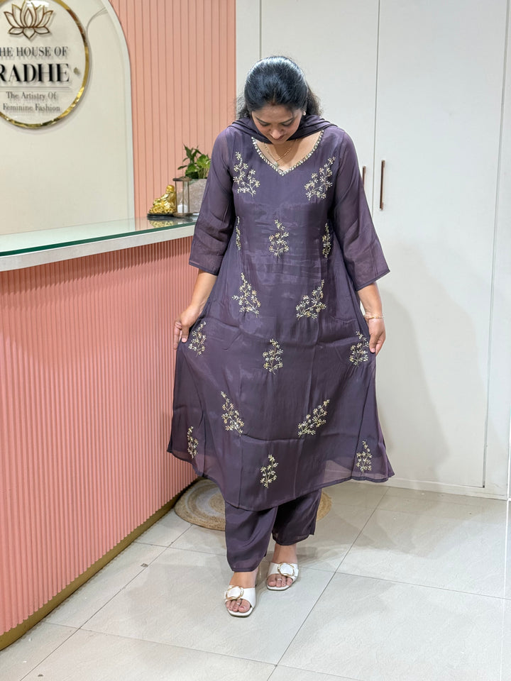 Mul Chanderi Collection with Cut Dana work | R206