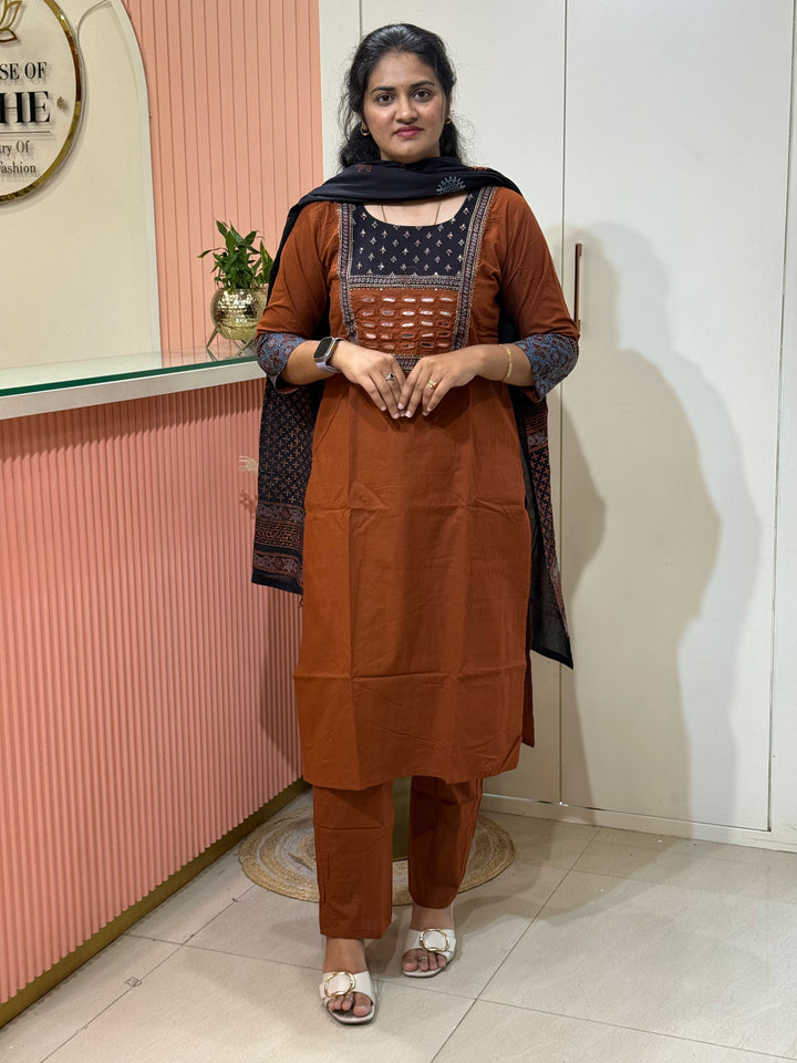 Pure Cotton Collection with Real Mirror work | R210