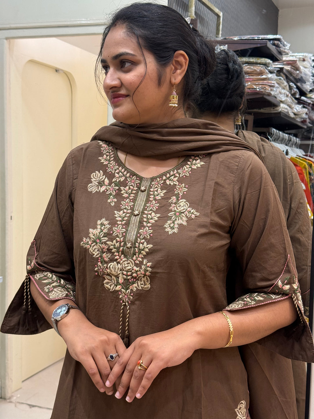 Pure Cotton Collection With Embroidery Work | R189