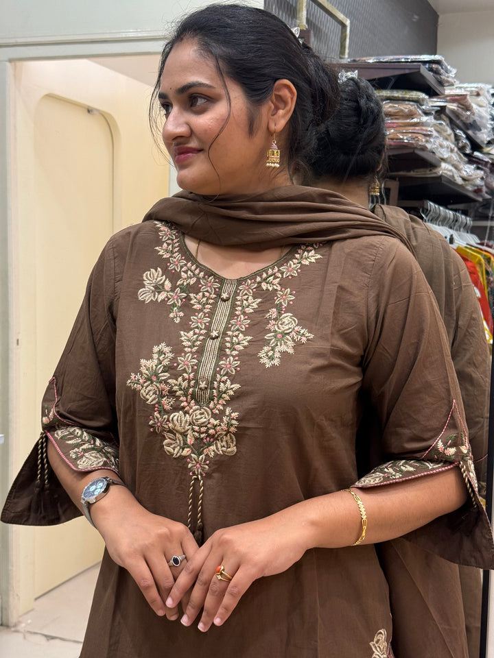 Pure Cotton Collection With Embroidery Work | R189