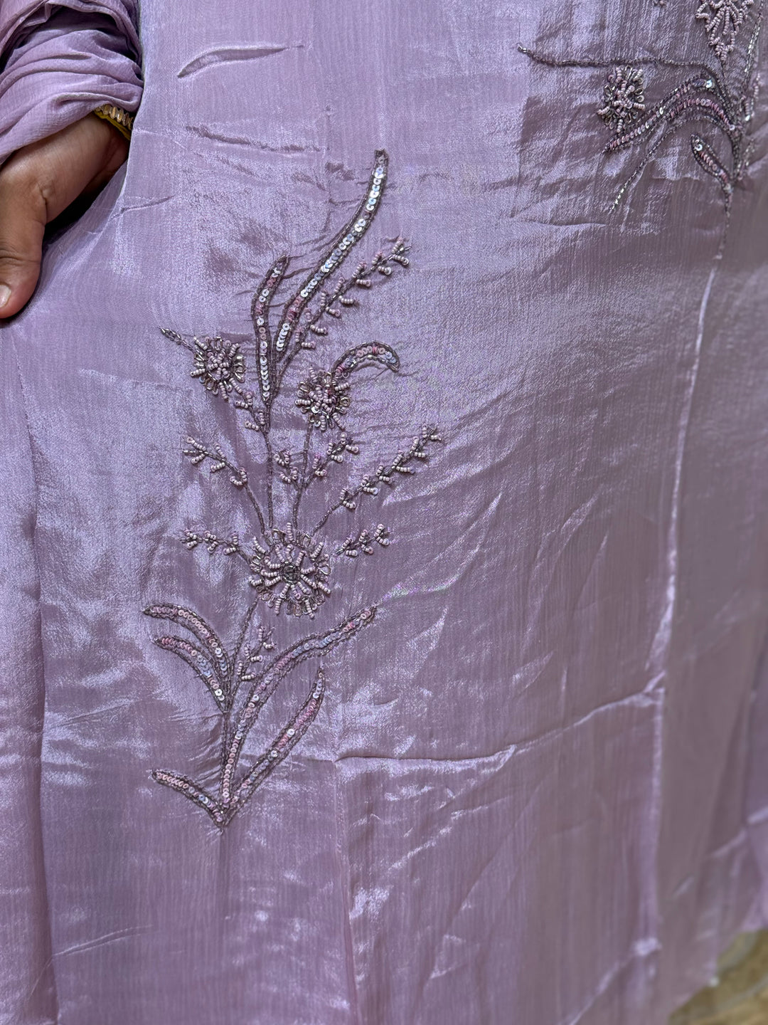 Pure Chinon Handwork Collection Party Wear  | R177