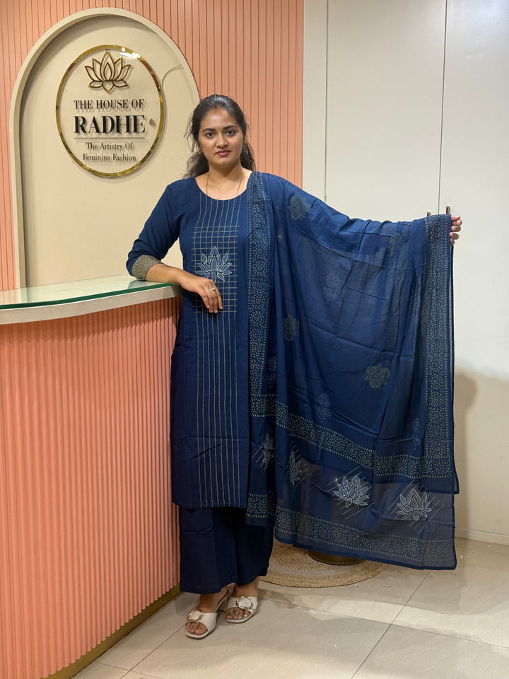 Khadi Cotton Collection with Hand Paint | R210