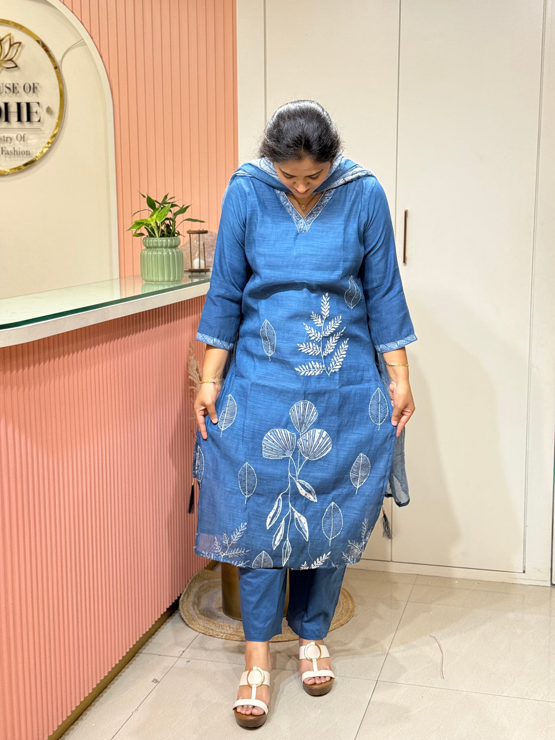 Linen Cotton 3 Pcs Set Collection with Cotton Lining | R146