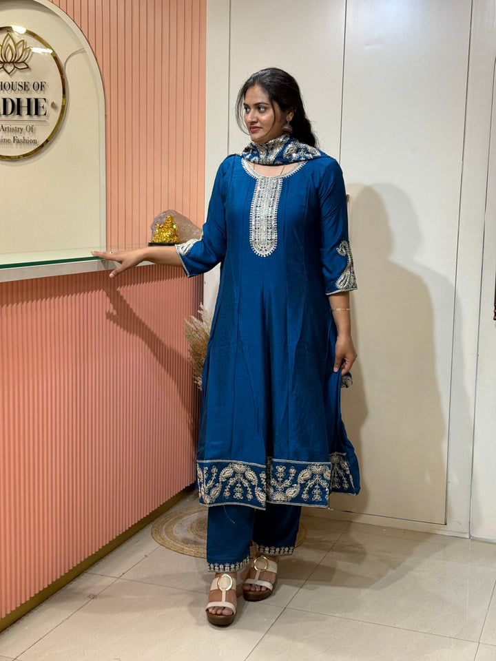 Vichitra Fabric Collection With Elegant Designer Look | RADHE60