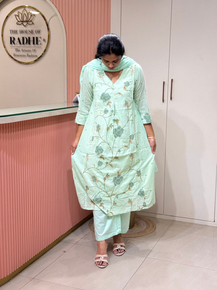 Mul Cotton Collection with Embroidery work | R190