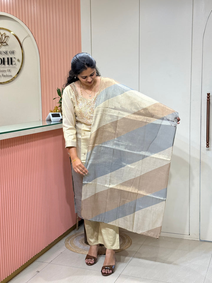 Pure Tissue Collection | Neck Handwork &amp; Beautiful Dupatta | R148