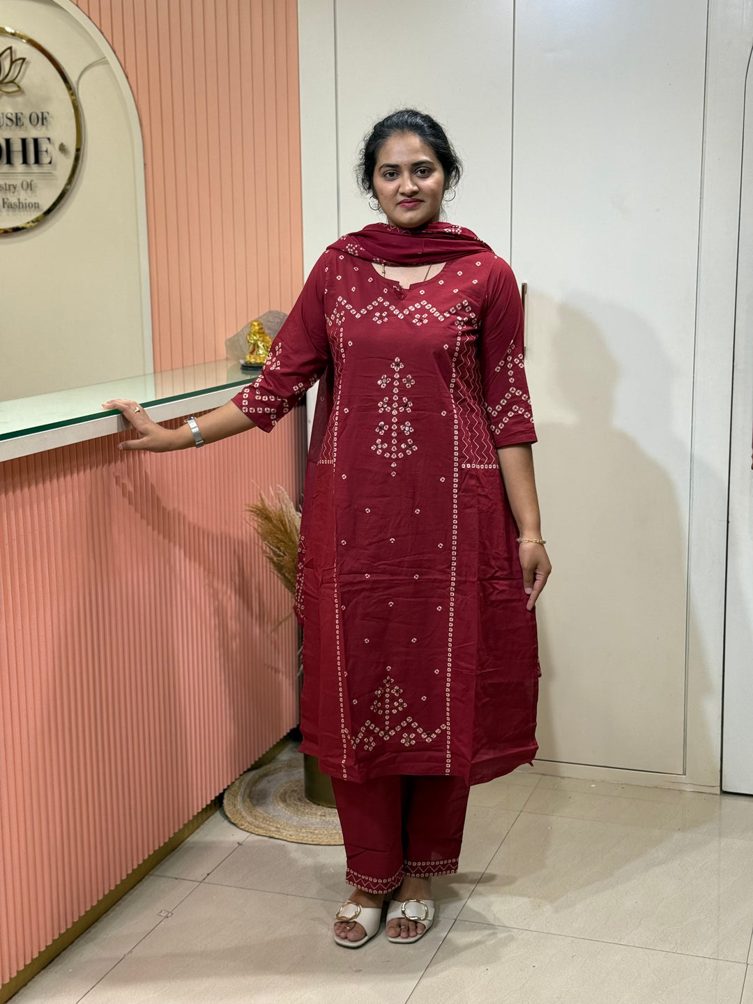 60-60 Cotton 3 piece kurta set | R170