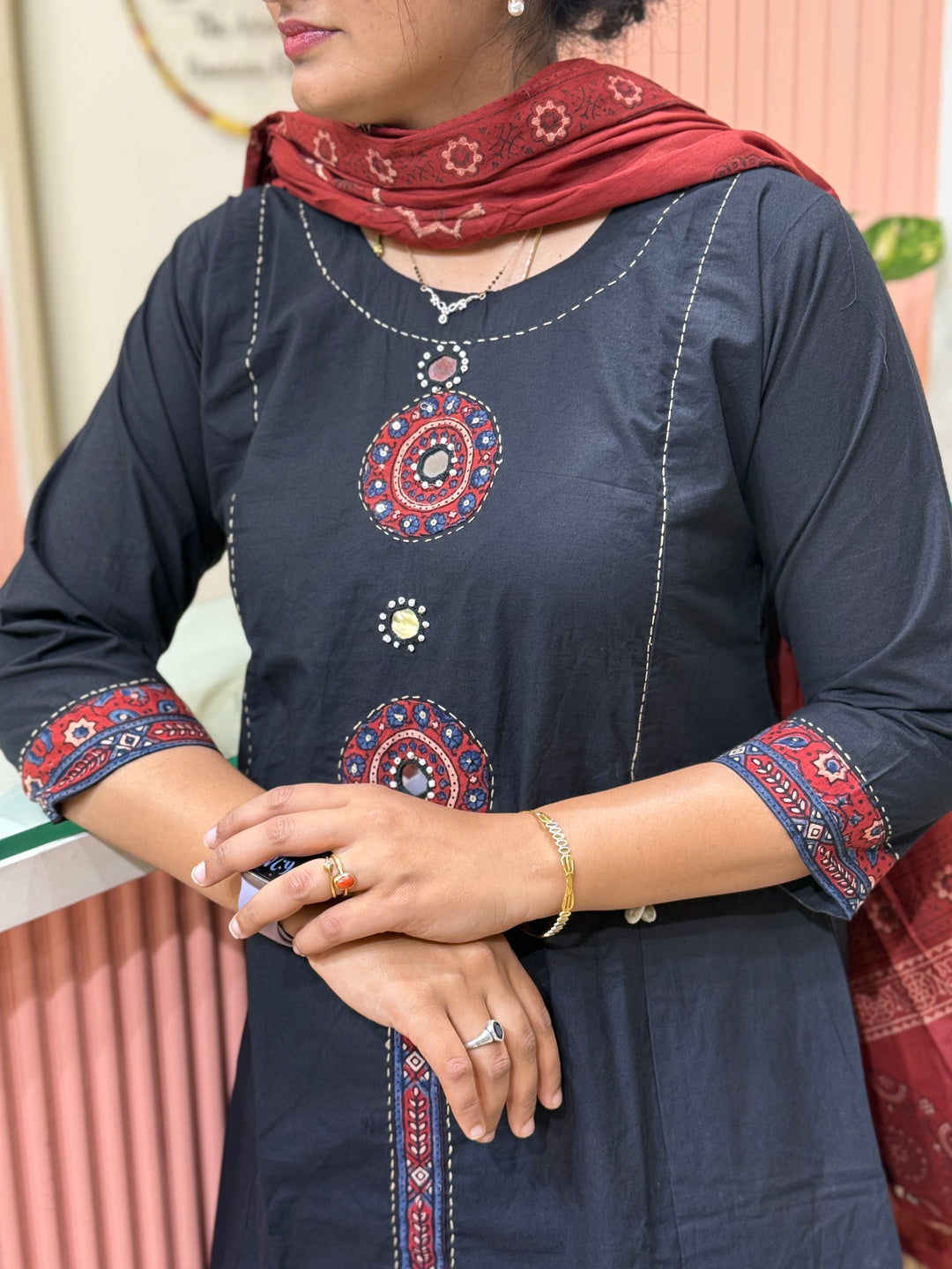 Pure Cotton Geometrical Pattern Collection | R210