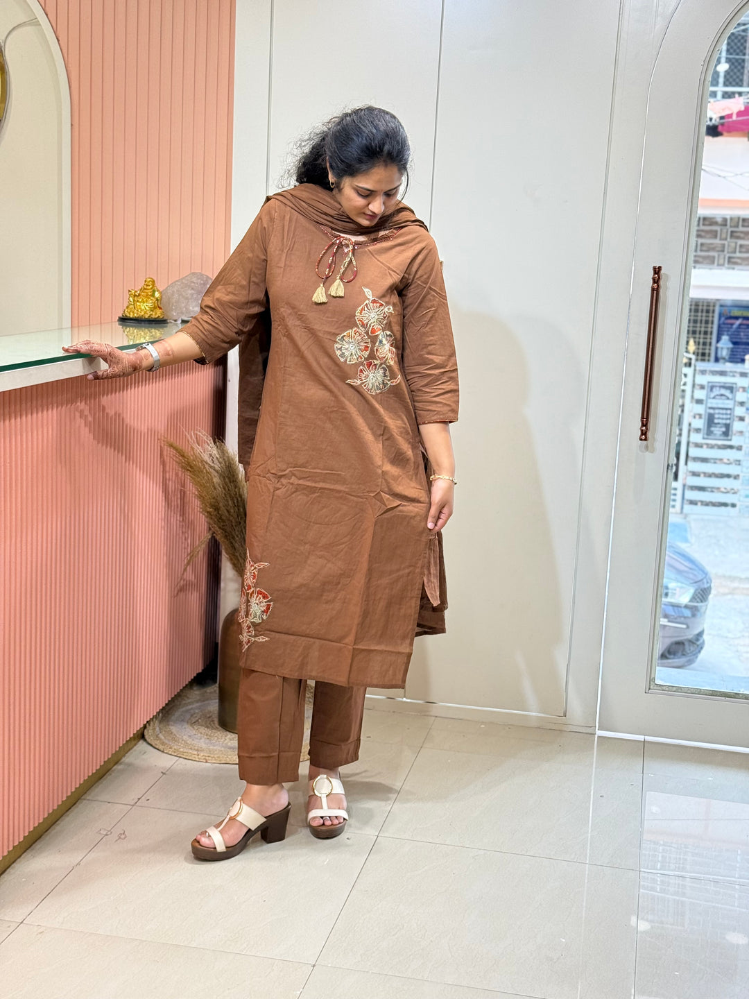 60-60 Cotton 3 Pc Collection –Patch Work | R173