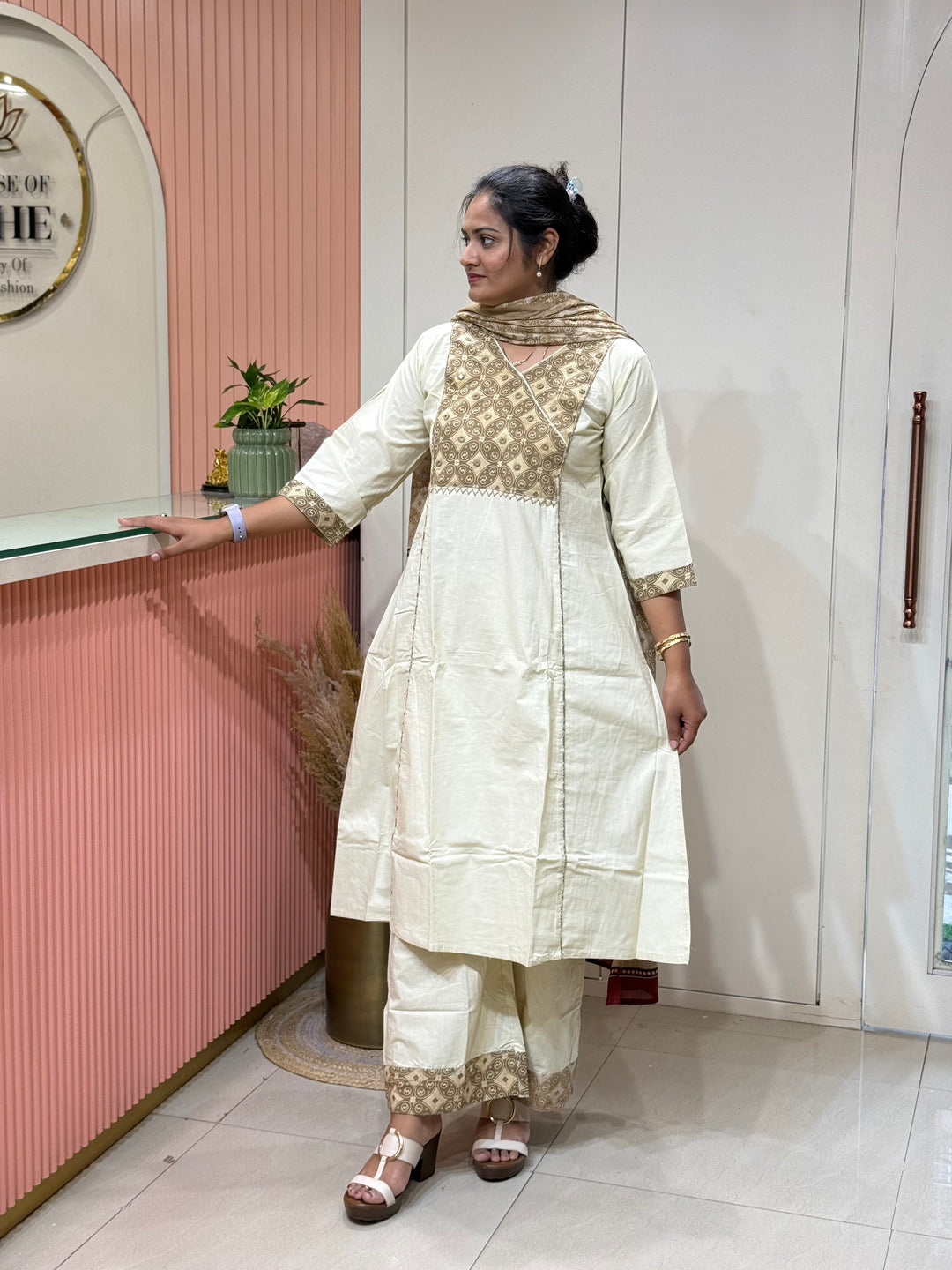 Cotton Collection with Patch work ( Full Length Dupatta ) | R210
