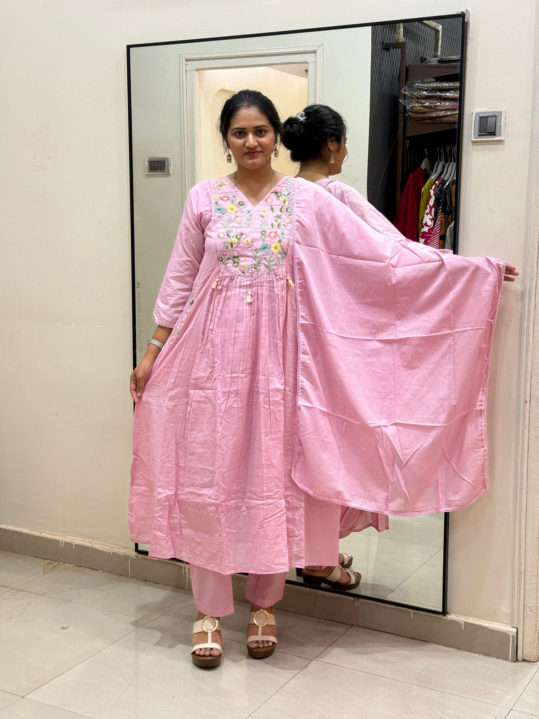 Mulmul Cotton New Collection With Embroidery Work | R190