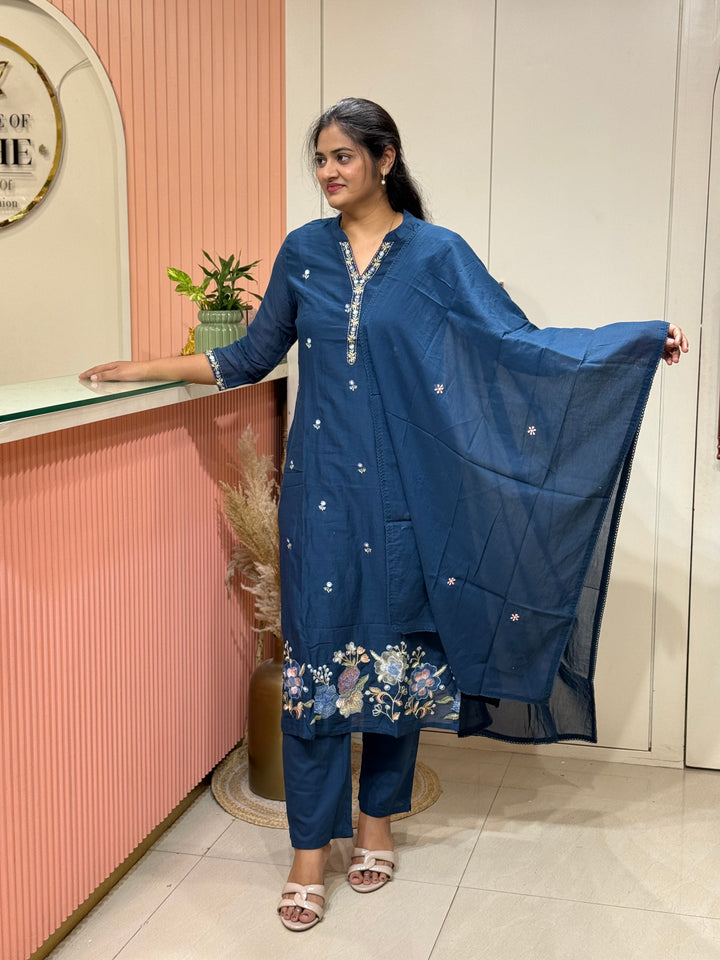Mul Cotton Collection with Embroidery work (Cotton Lining)| R150