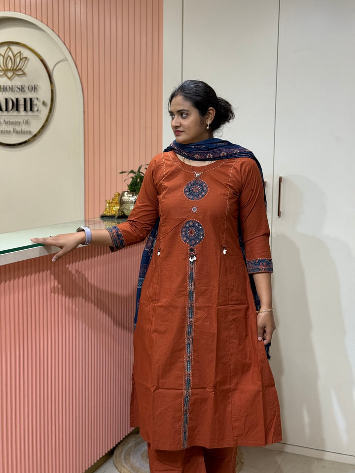 Pure Cotton Geometrical Pattern Collection | R210