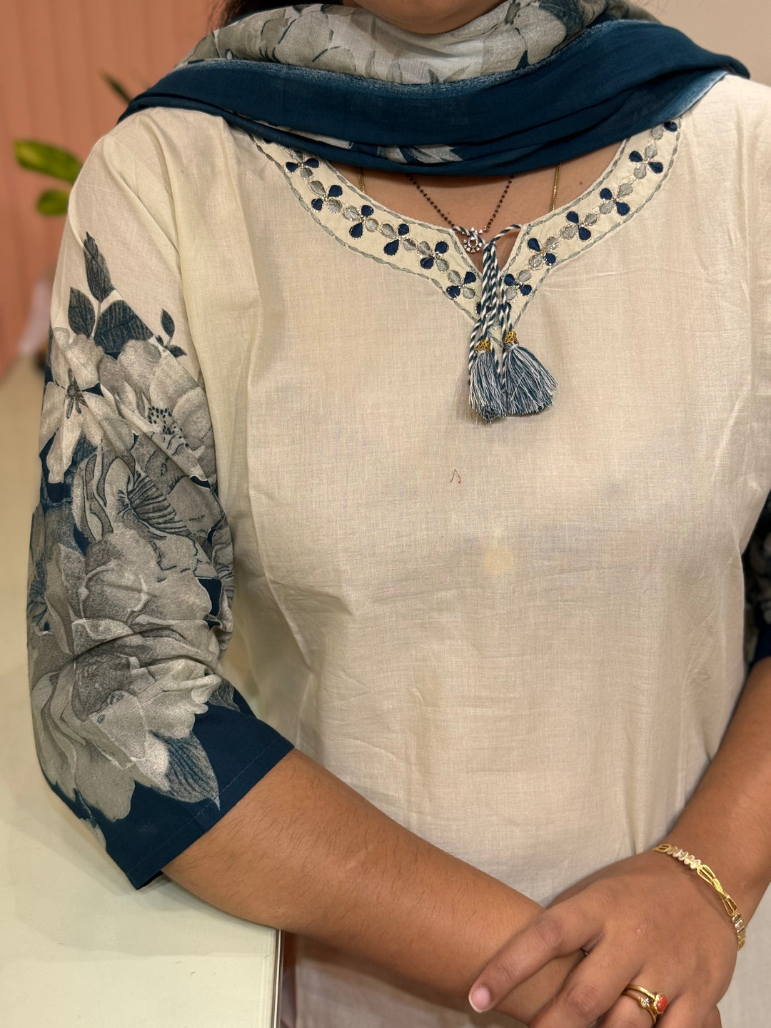 Cotton Collection with Beautiful Print with Full Length Cotton Dupatta | R230