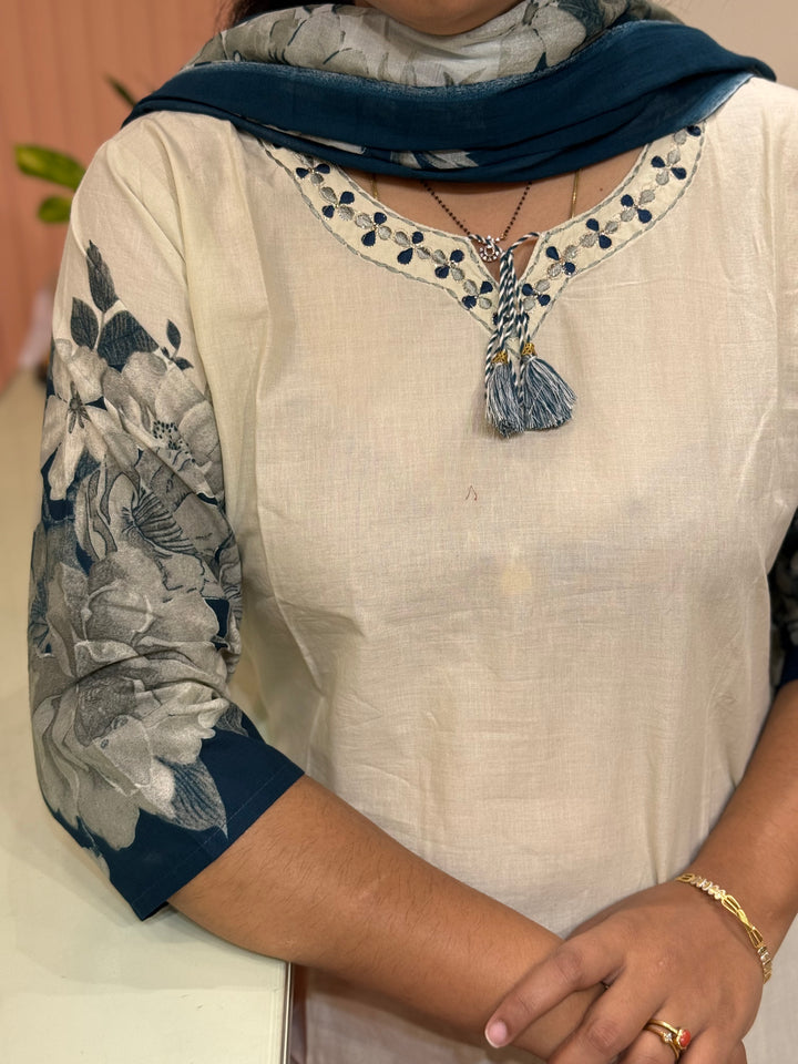 Cotton Collection with Beautiful Print with Full Length Cotton Dupatta | R230
