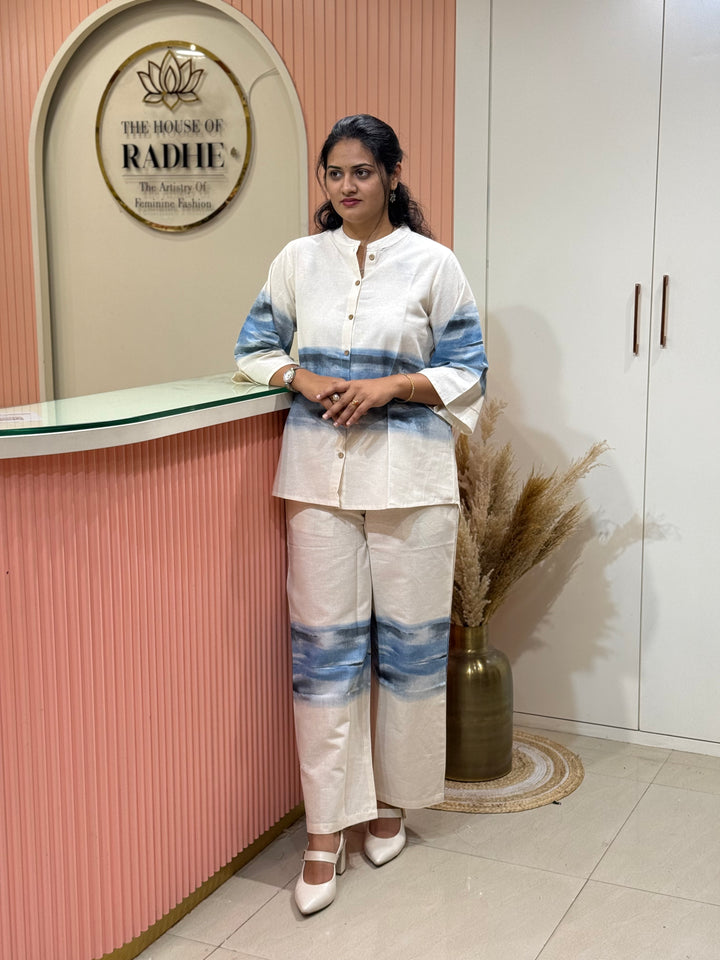 Co-ord set khadi cotton