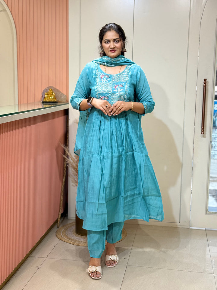 S Mul Chanderi Collection | R208