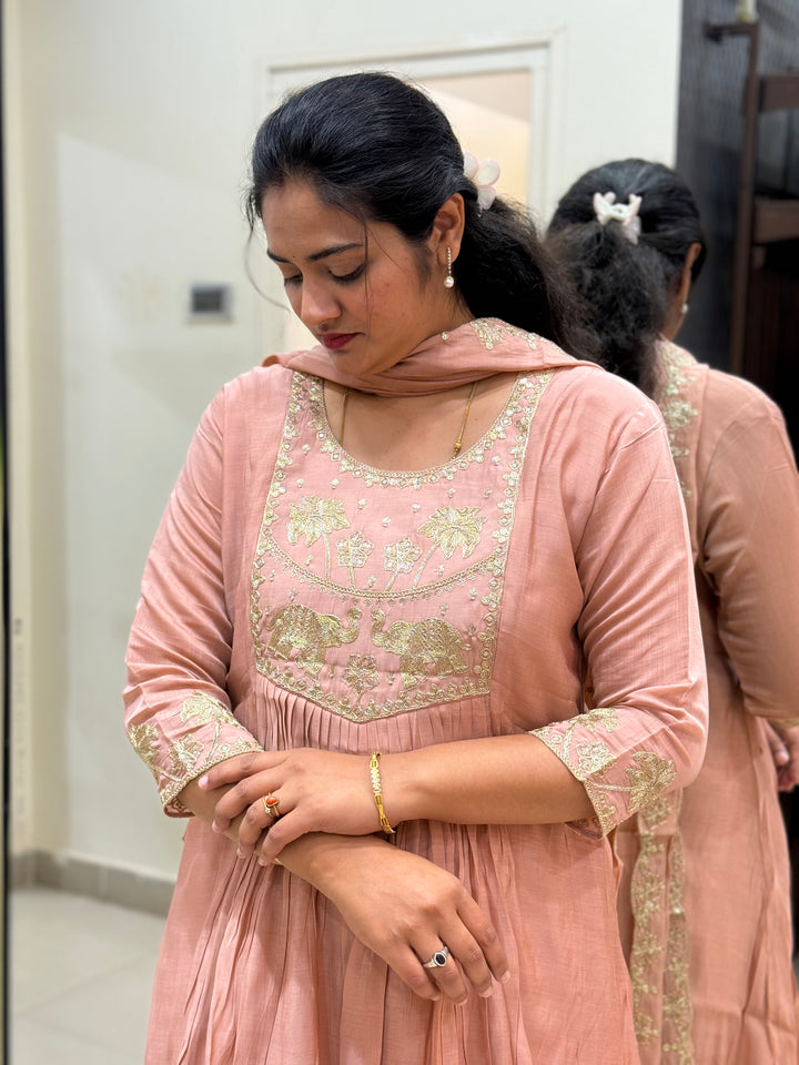 Mul Chanderi Collection with Cotton Lining | R209