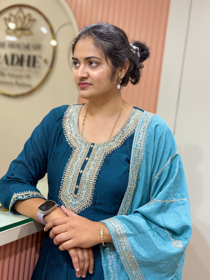 Vichitra Fabric Collection With Elegant Designer Look | RADHE60