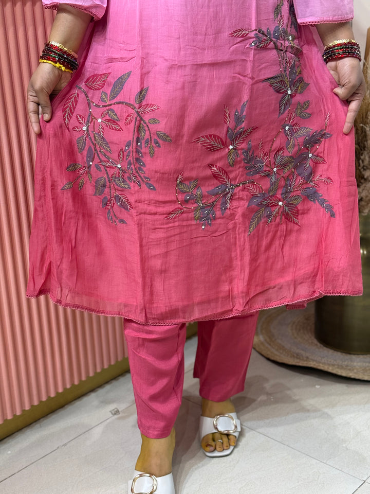 Pure Banarasi Mul Chanderi Exclusive Designer Collection (Cotton Lining)| R218