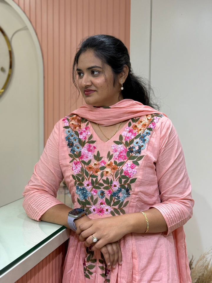 Pure Mul Cotton Collection with Handwork | R190