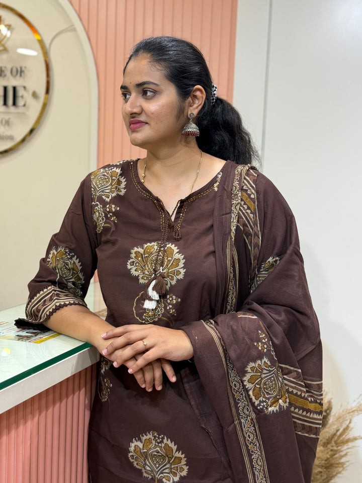 Premium Cotton 3 Pcs Kurta Set | Trending Summer Collection | RADHE101