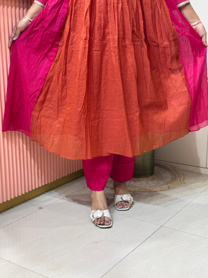 Pure Banarasi Mul Chanderi Exclusive Designer Collection (Cotton Lining)| R218