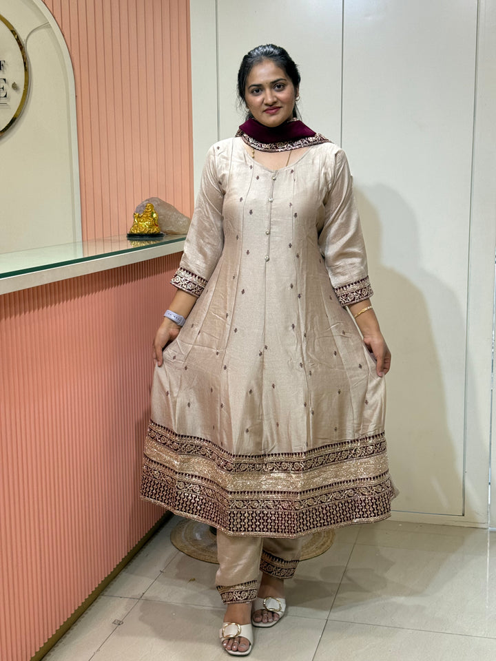 Vichitra Fabric Collection With Elegant Designer Look | RADHE60