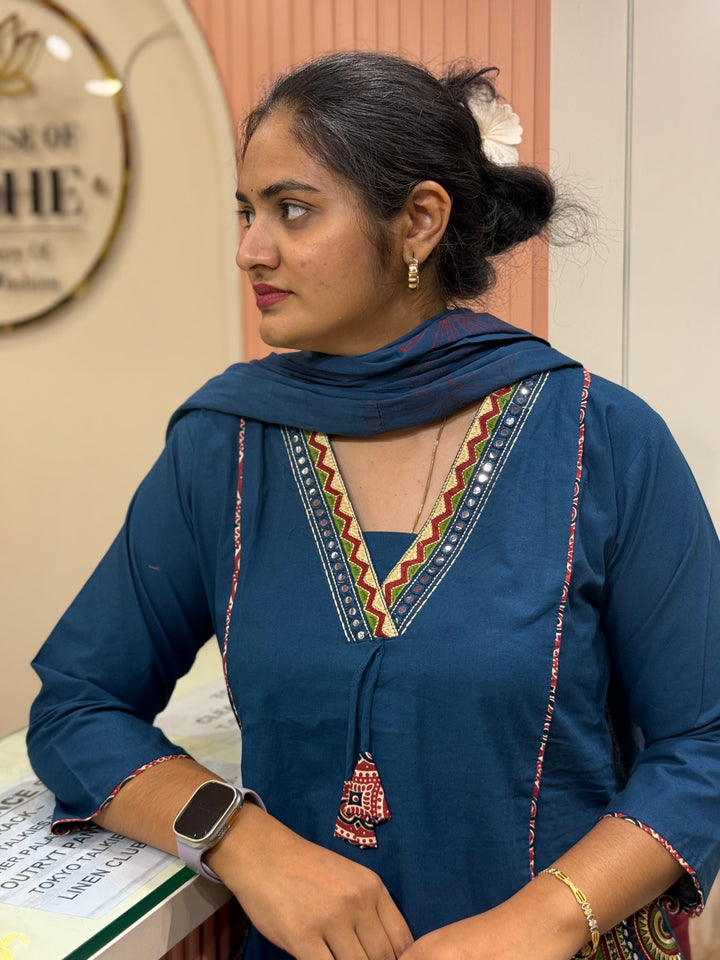 Cotton 3 Pc Kurta Set – Cotton Collection | R162