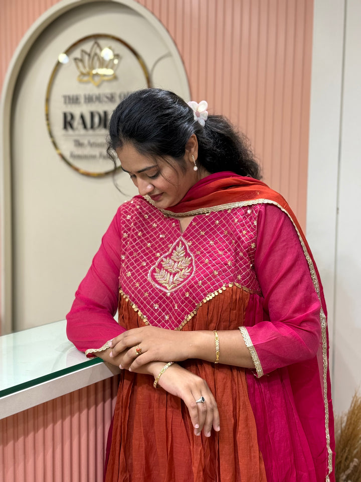 Pure Banarasi Mul Chanderi Exclusive Designer Collection (Cotton Lining)| R218