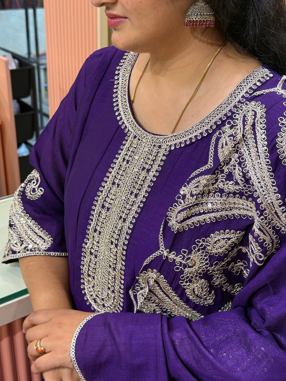 Vichitra Fabric Collection With Elegant Designer Look | RADHE60