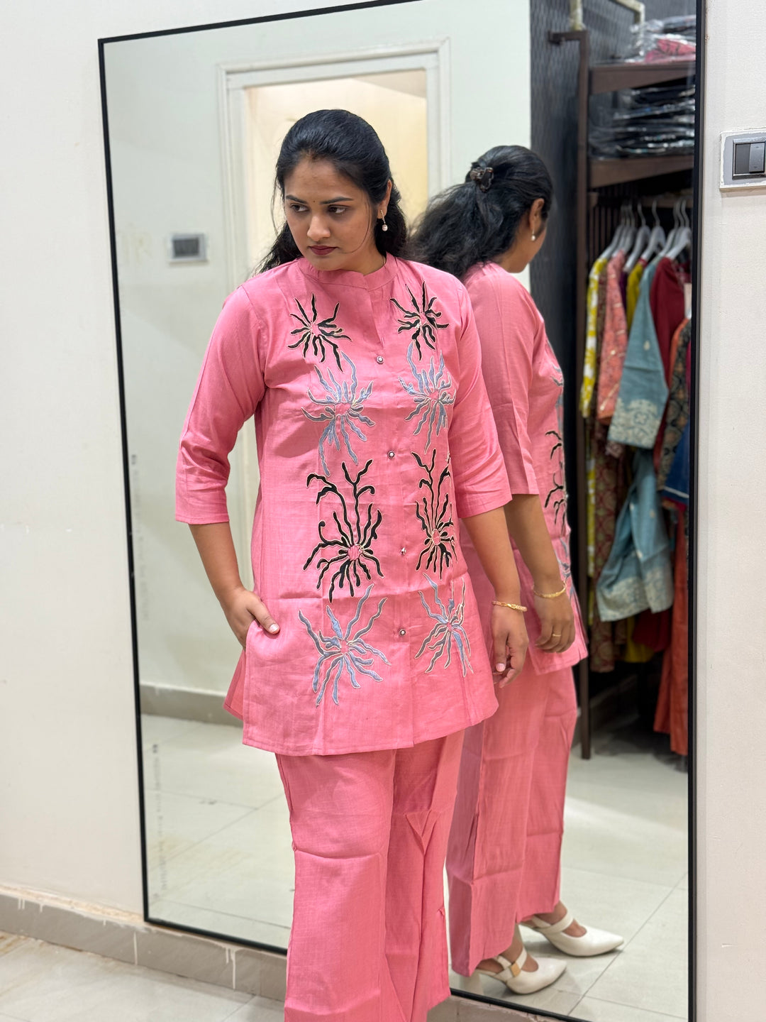 Co-Ord Set Collection with Beautiful Design(Premium Vatican Fabric)| R137
