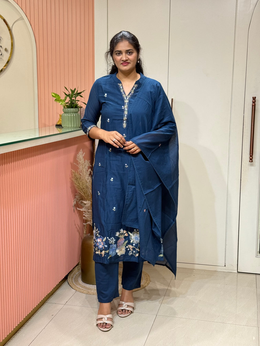 Mul Cotton Collection with Embroidery work (Cotton Lining)| R150
