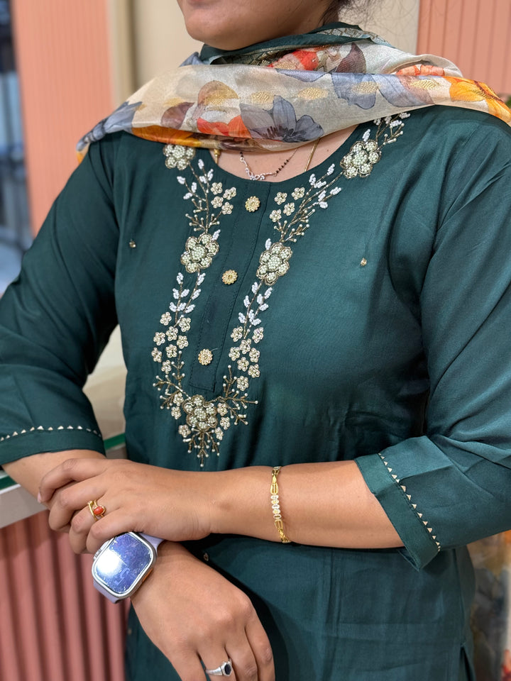 Budget-Friendly Roman Gloss Collection with Digital Dupatta | R222