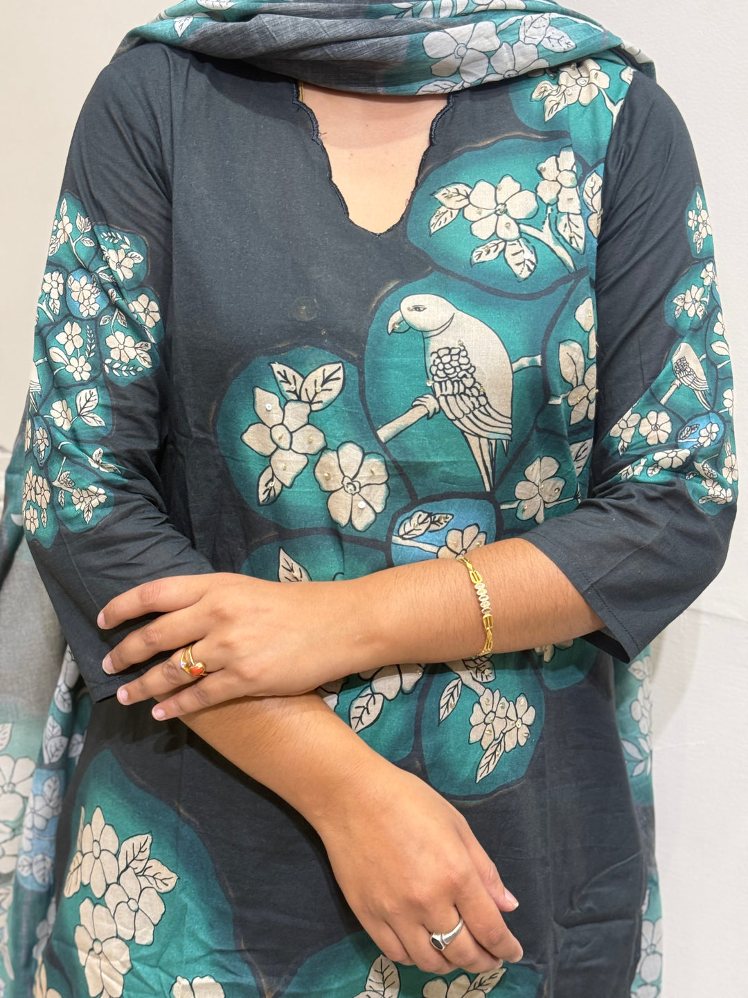 60-60 Cotton Printed 3 Pc Kurta Sets – Premium Soft Collection | R163