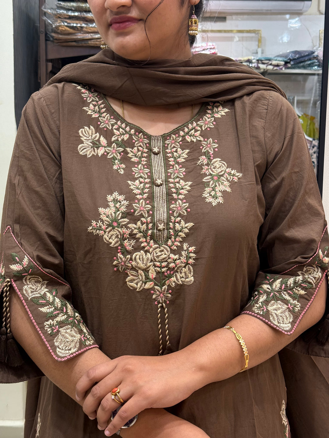 Pure Cotton Collection With Embroidery Work | R189