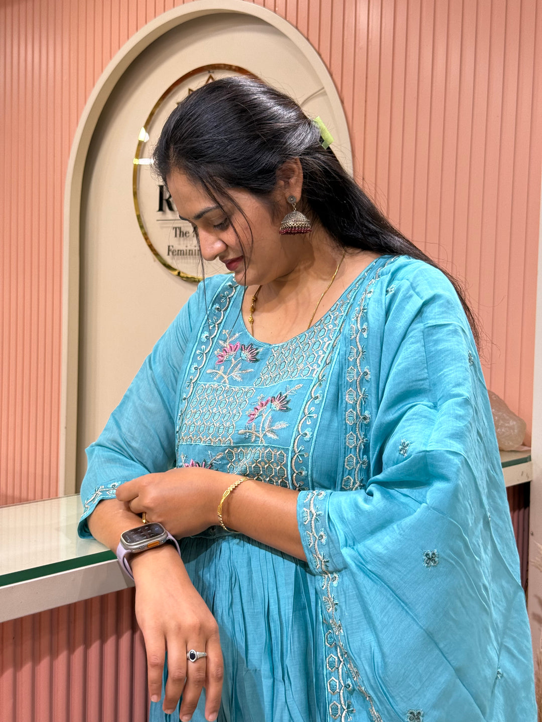 S Mul Chanderi Collection | R208