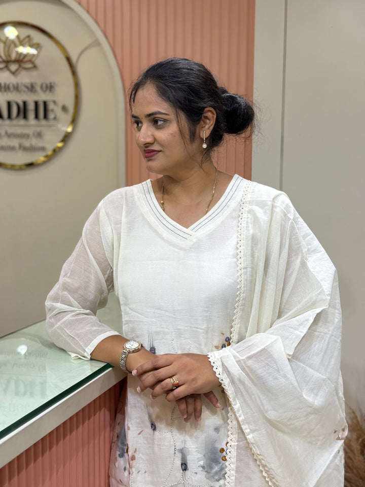 Banarasi Mul Chanderi 3 pcs Collection | R218