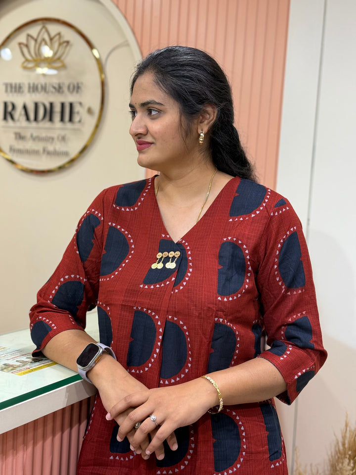 Cotton Flex 2 Pc Kurta Set – Printed Premium Collection | R137