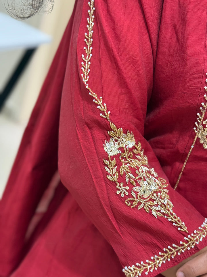 Premium Mul Chanderi Party wear Collection with Dupatta Work | R206