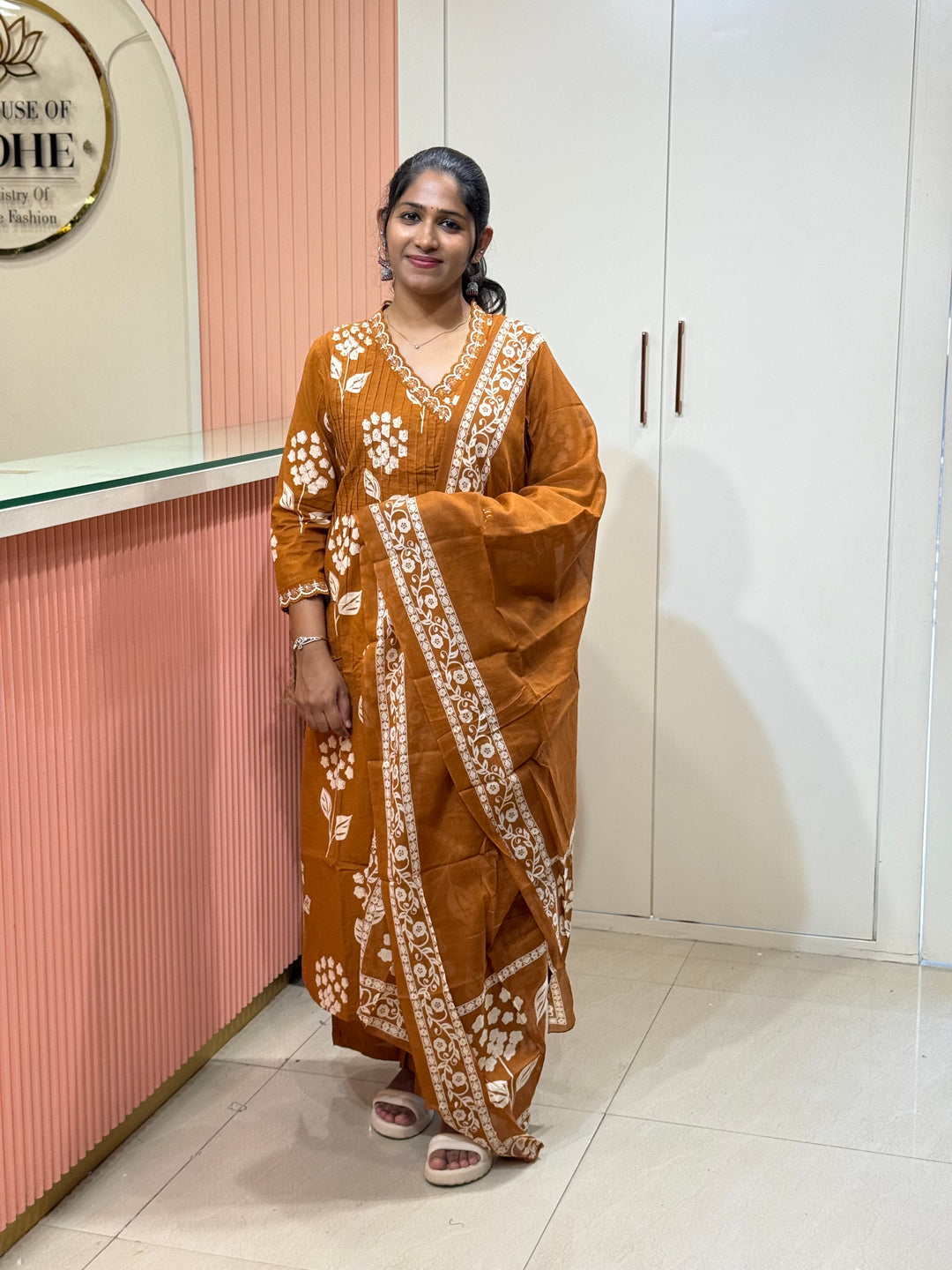 Angrakha Pattern 60-60 Cotton Collection | R185