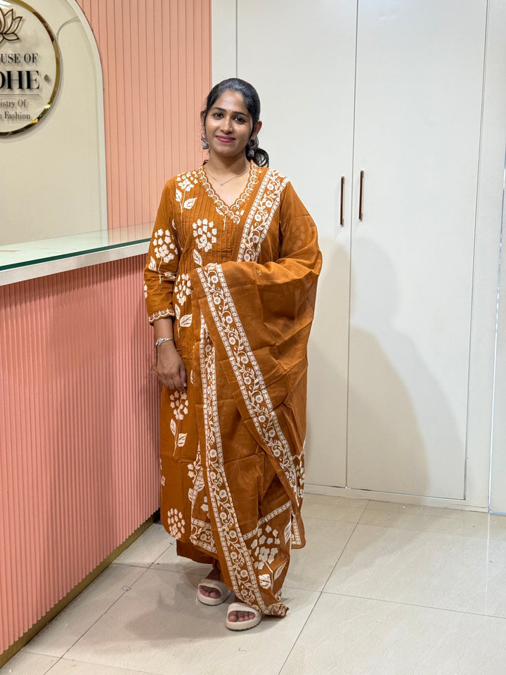 Angrakha Pattern 60-60 Cotton Collection | R185
