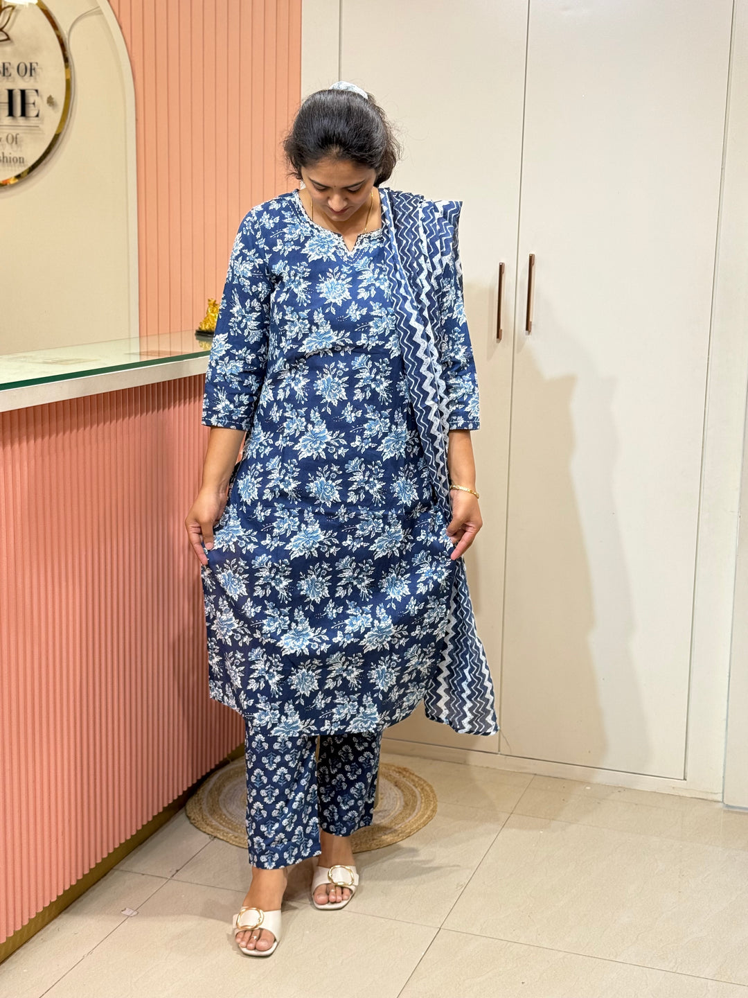 Cotton Fabric Kurta Set Collection – RADHE75