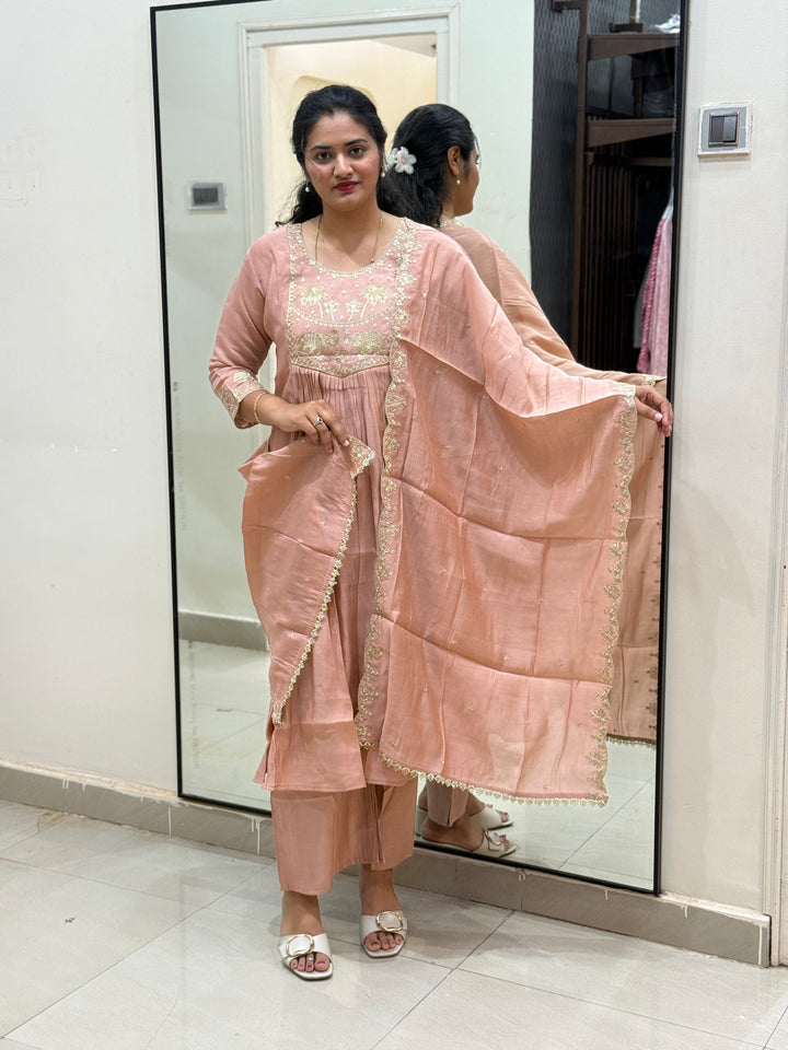 Mul Chanderi Collection with Cotton Lining | R209