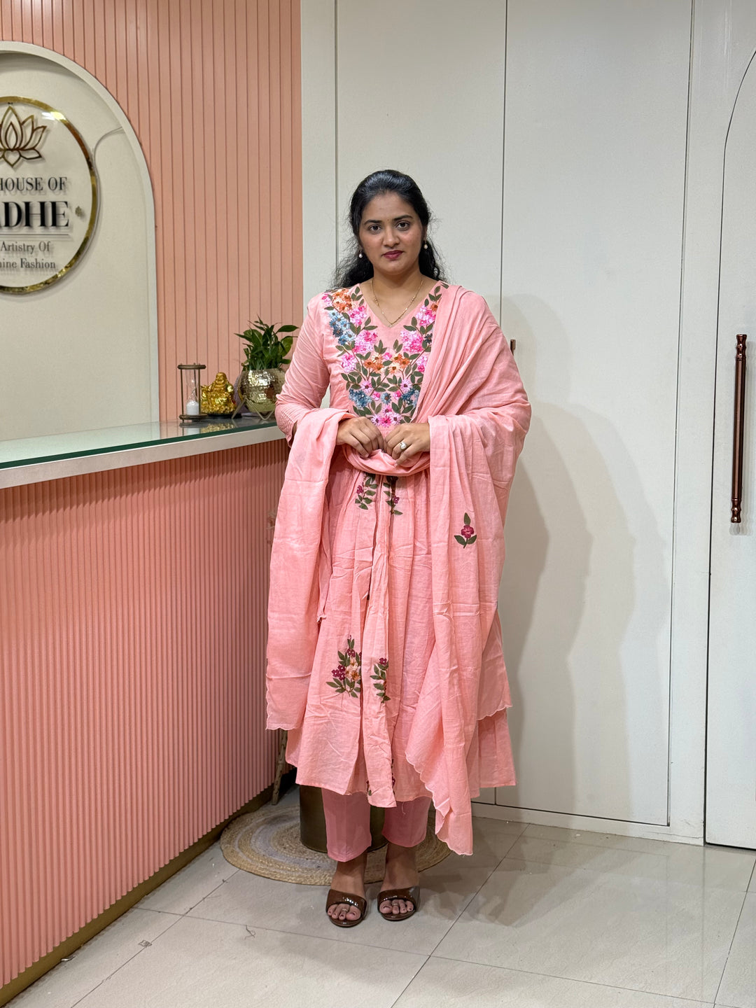 Pure Mul Cotton Collection with Handwork | R190