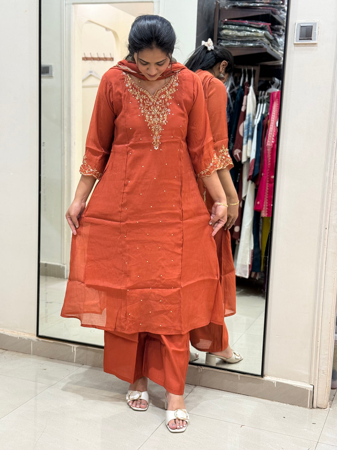 Mul Chanderi Collection | R208