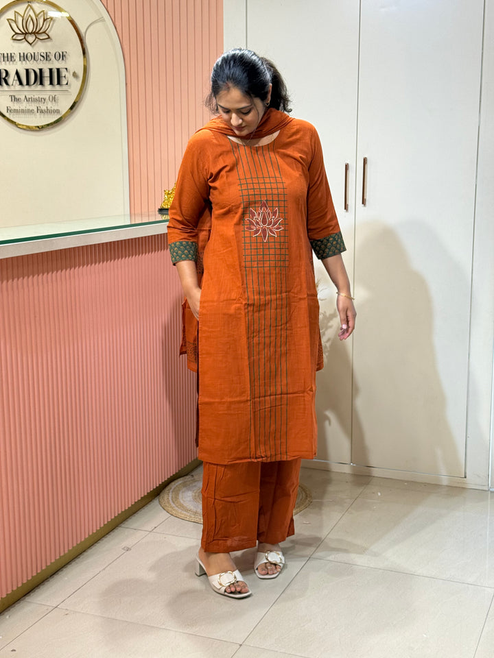 Khadi Cotton Collection with Hand Paint | R210